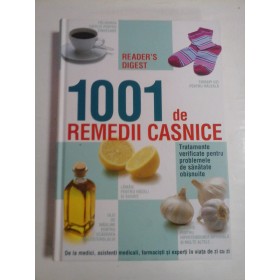 1001 DE REMEDII CASNICE -Reader's Digest - noua,sigilata
